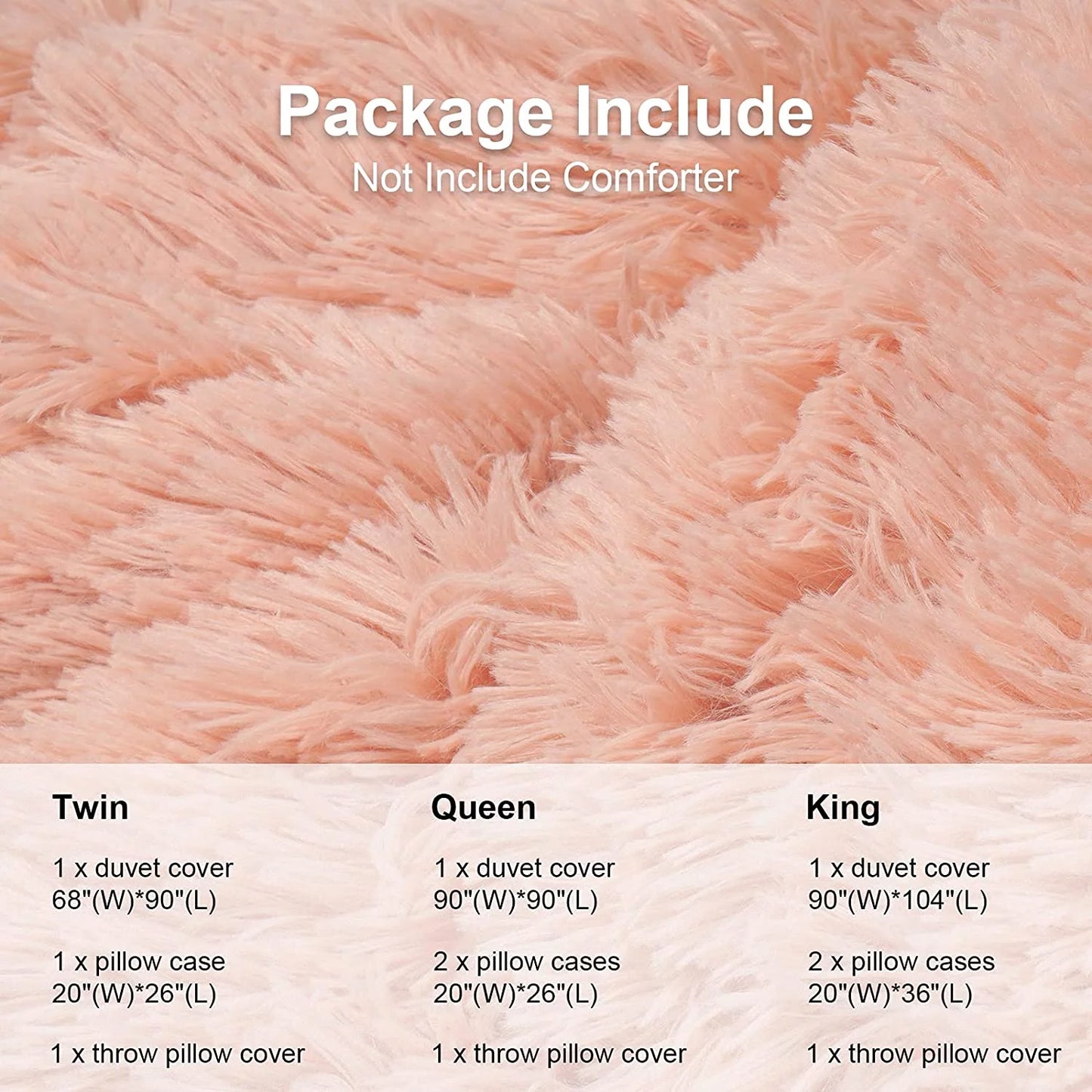 Luxury Fluffy Fuzzy Queen Bedding Comforter Set,4 Pieces Shaggy Duvet Cover Set,Furry Plush Velvet Comforter Cover with Zip Closure,Queen,Green