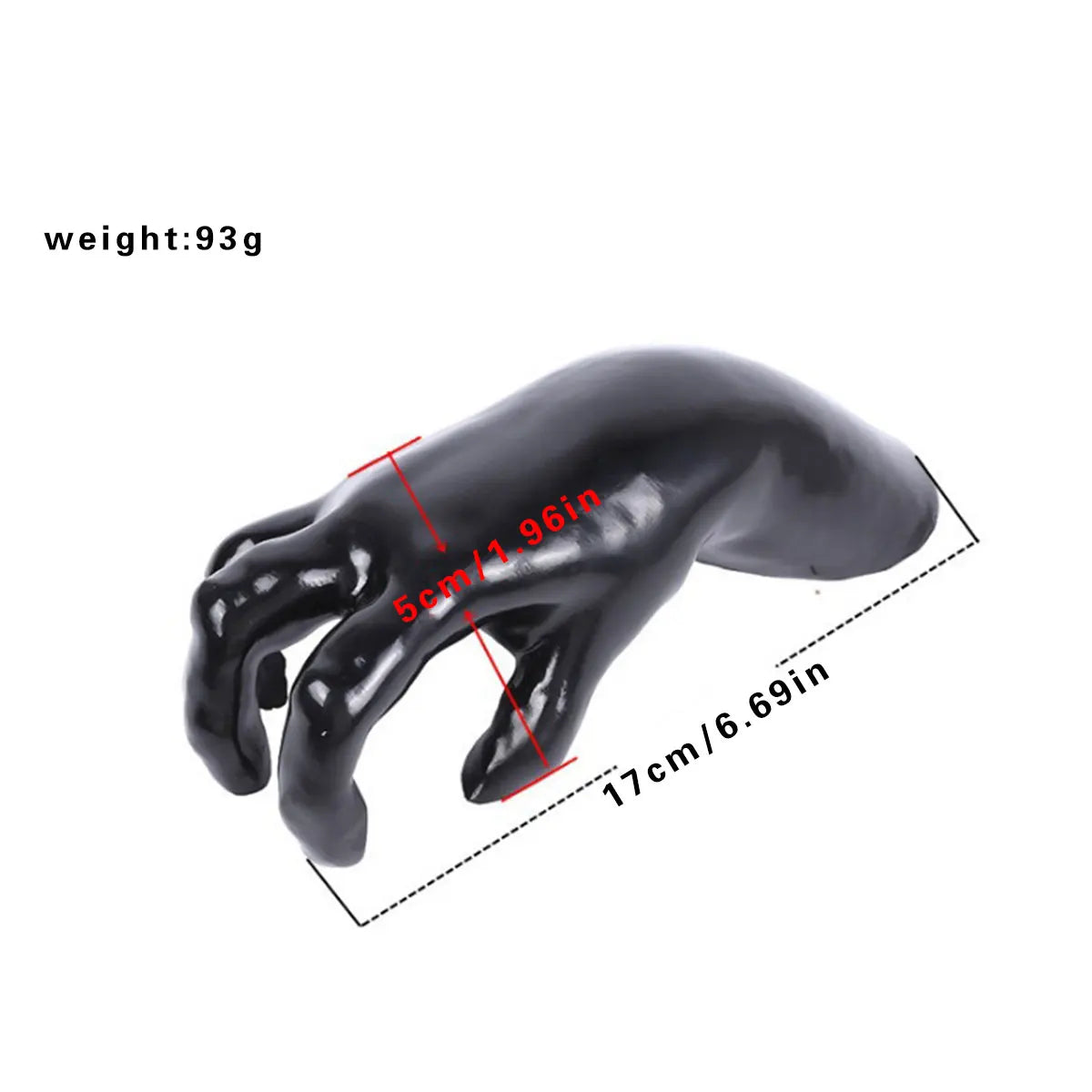 Halloween Decorations Wall Mounted Creepy Reaching Hands Life-Sized Horror Hands for Wall Decorations Gothic Hanging Sculpture