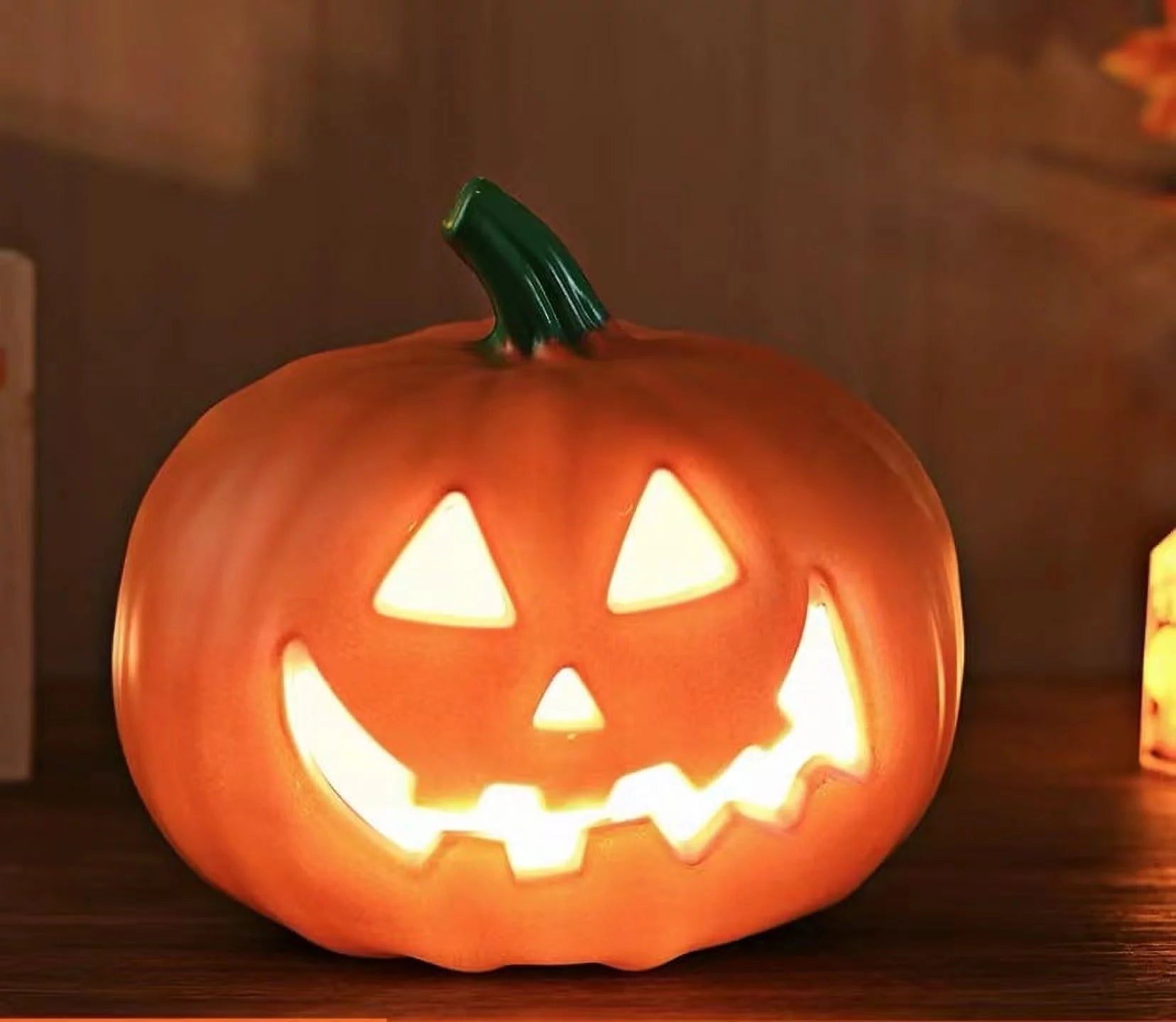 Halloween Decoration Clearance! Halloween Pumpkin Decorations, Halloween Decor, Halloween Led Pumpkin Lights Light up Jack O Lantern Pumpkin Figurine Lantern for Indoor Outdoor